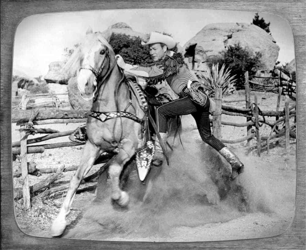 Roy and Trigger from the Roy Rogers Show