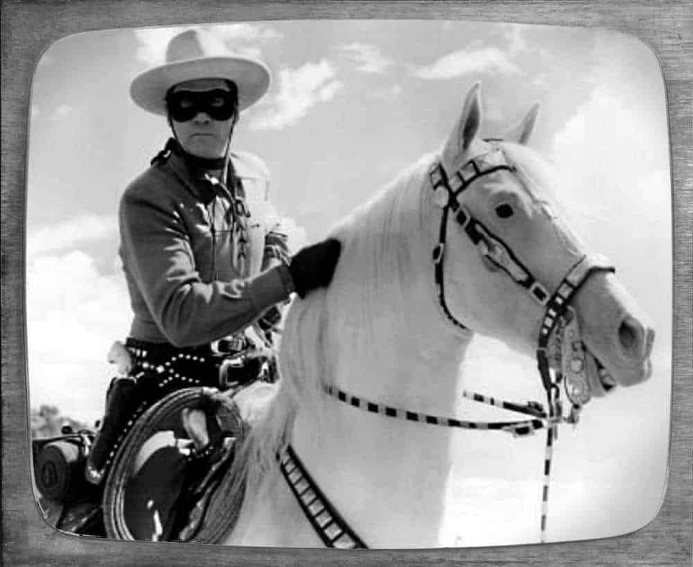 the Lone Ranger and Silver on television